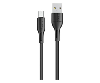 Kabel USAMS Kabel U68 microUSB 2A Fast Charge 1m czarny SJ502USB01